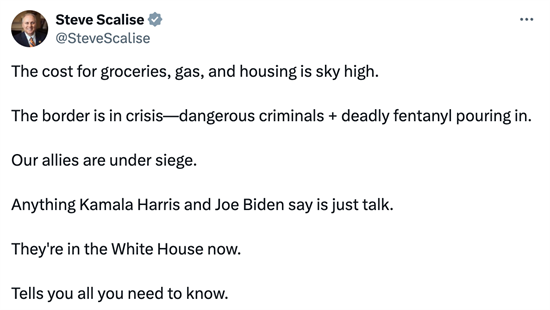 tweet on biden harris crises