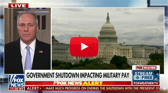 Scalise: Dire Need for Democrats to Reopen Government