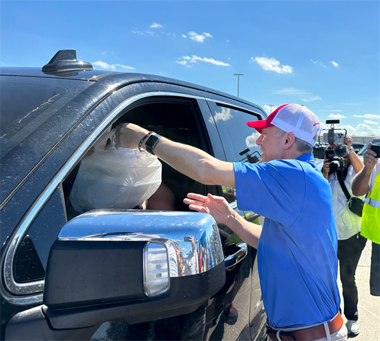 Hurricane francine distribution center