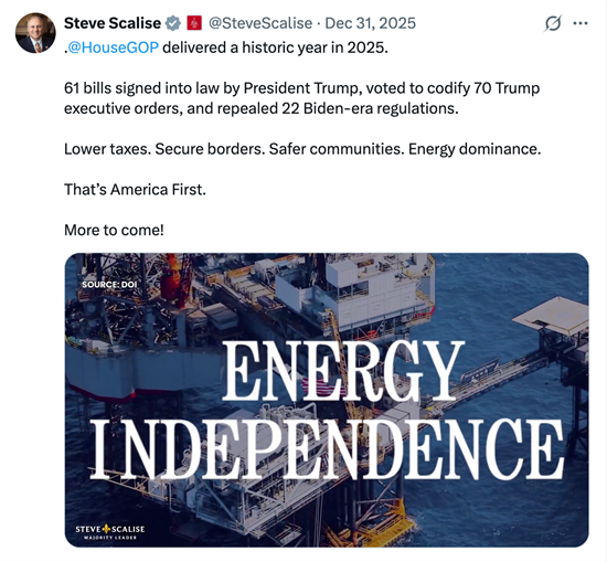 Scalise end of year recap video