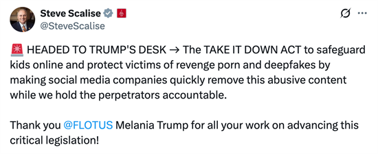 take it down act social