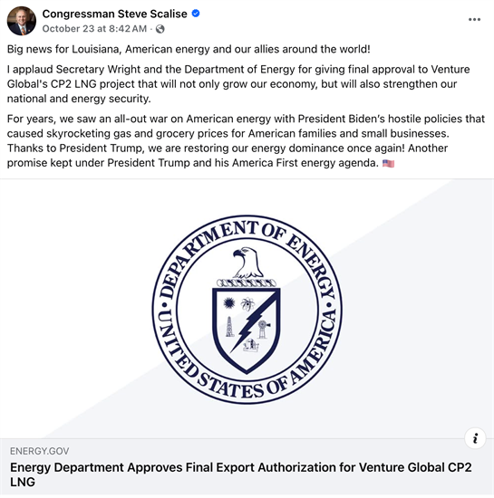 Applauding final approval of CP2