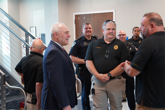 Rep. Scalise with the Jefferson Parish Sheriff's Office