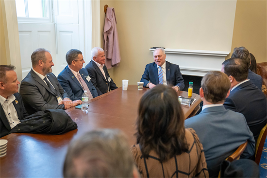 Scalise meeting with parish presidents