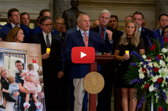 speaking at Charlie Kirk prayer vigil